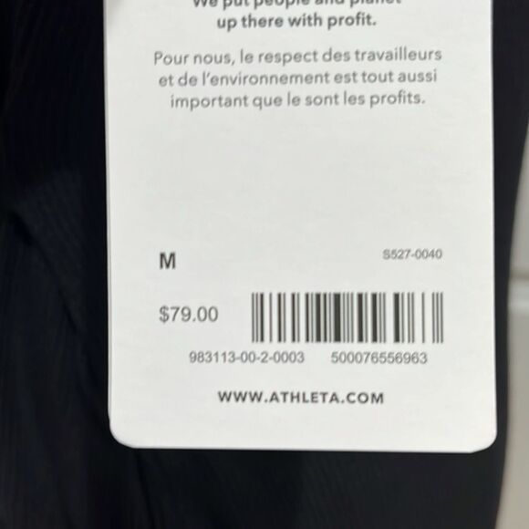 New! Athleta Wind Down Sleep Robe Size Medium Black NWT - Picture 13 of 16